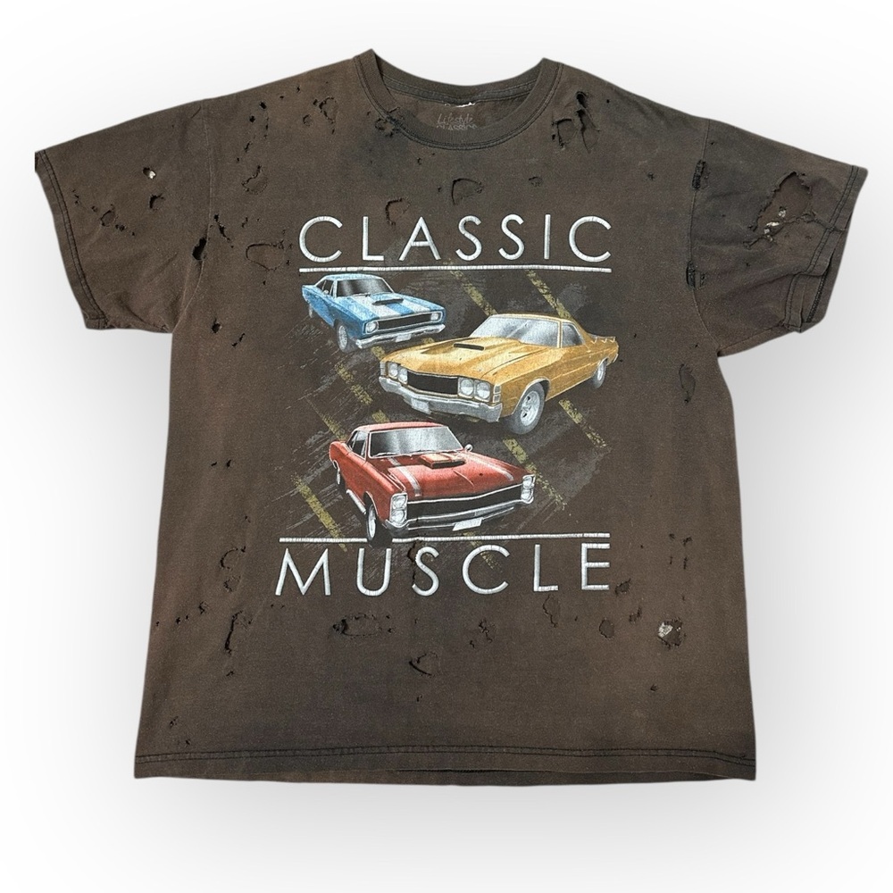 Urban Outfitters‎ Classic Muscle Distressed Tee - 100% Cotton- Large